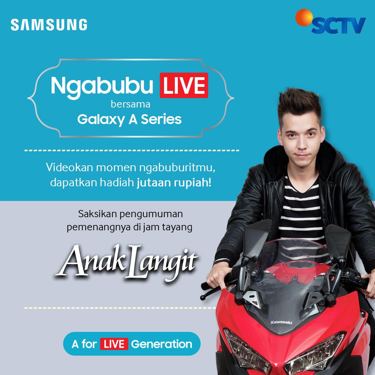 SCTV's tweet photo. SCTV Fevers bulan puasa gini, kegiatan ngabuburit favoritnya ngapain sih? Kalau ngabuburit bisa dapet duit, mau nggak?

Yuk, ikutan Telekuis #AnakLangit bersama @samsung_id. 

Mau tahu caranya?
Yuk, cek instagram SCTV atau klik https://t.co/JRH2Zg5bgG https://t.co/7g3iaZoWH3