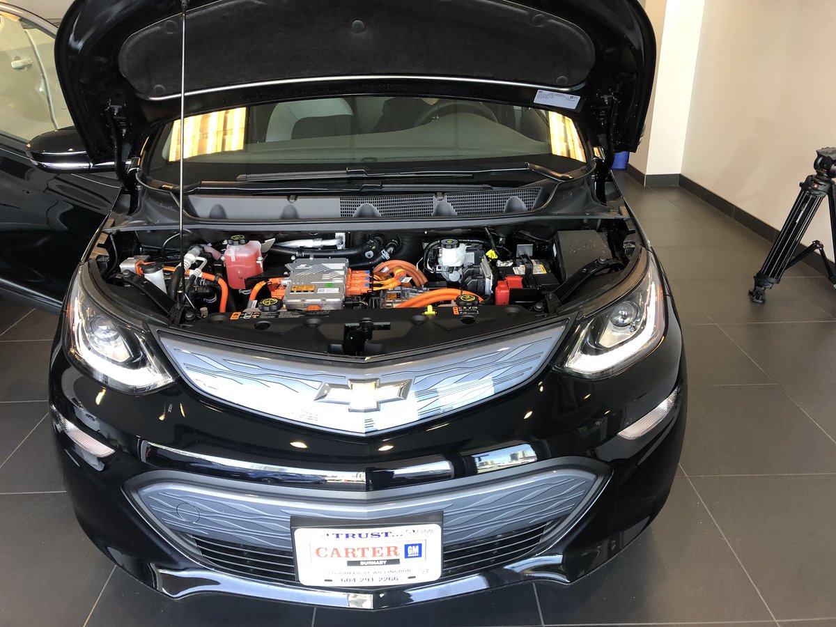 NiqVelji's tweet photo. The Chevy Bolt is among the most popular #ElectricVehicles in Canada. Sales and leisure consultant at GM Carter Burnaby Erik Gatrick says he’s seen a vast increase in #ElectricVehicle sales since the #FederalRebate was introduced. @BCITJournalism https://t.co/DOaxs9LMAN