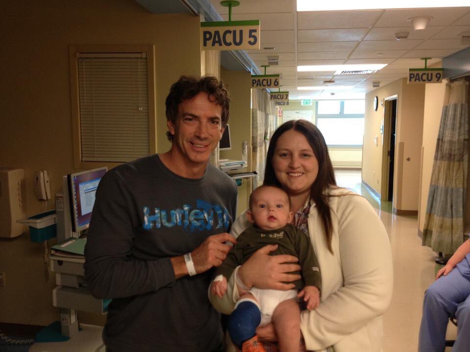 Beanamo's tweet photo. @Avalanche 7 years ago we met Super Joe in the hospital!  It obviously made an impression!  Here’s to a game 7 win!!!!! https://t.co/3AnHOuJOof