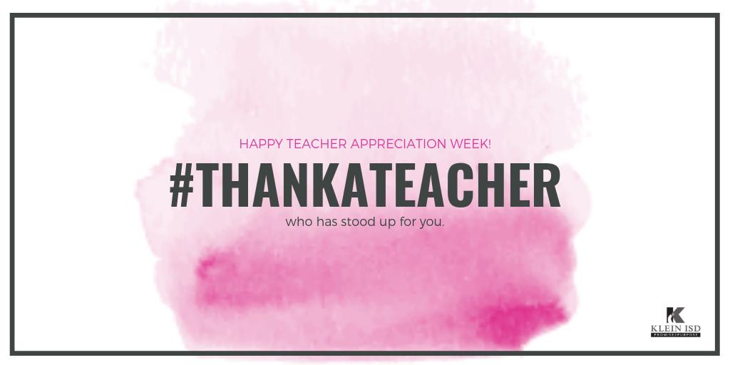 Today for #TeacherAppreciationWeek, #ThankATeacher who has stood up for you or who has always rooted for you. We know that these relationship-driven educators are the ones that bring our students from #Promise2Purpose.