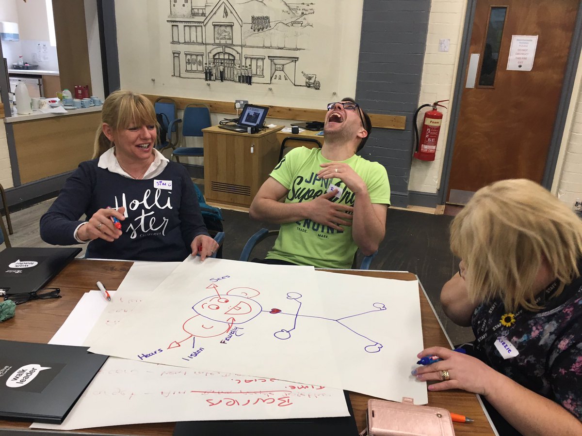 EBInBarrow's tweet photo. Creative artwork & Lots of fun had by all at #WalkLeaderTraining #Dalton @ActiveCumbria https://t.co/Q8i1rx2IGj