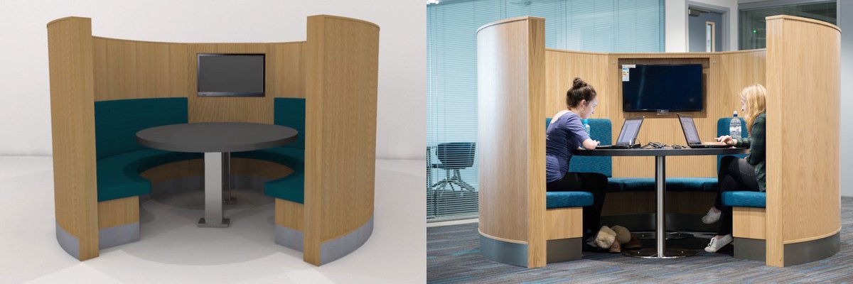 FROM CONCEPT TO REALITY… This is just one example where Receptek created conceptual designs and turned them into reality for the an innovative University interior.

#concept #architect #building #design #architect #interiors #interiordesign #furniture #university