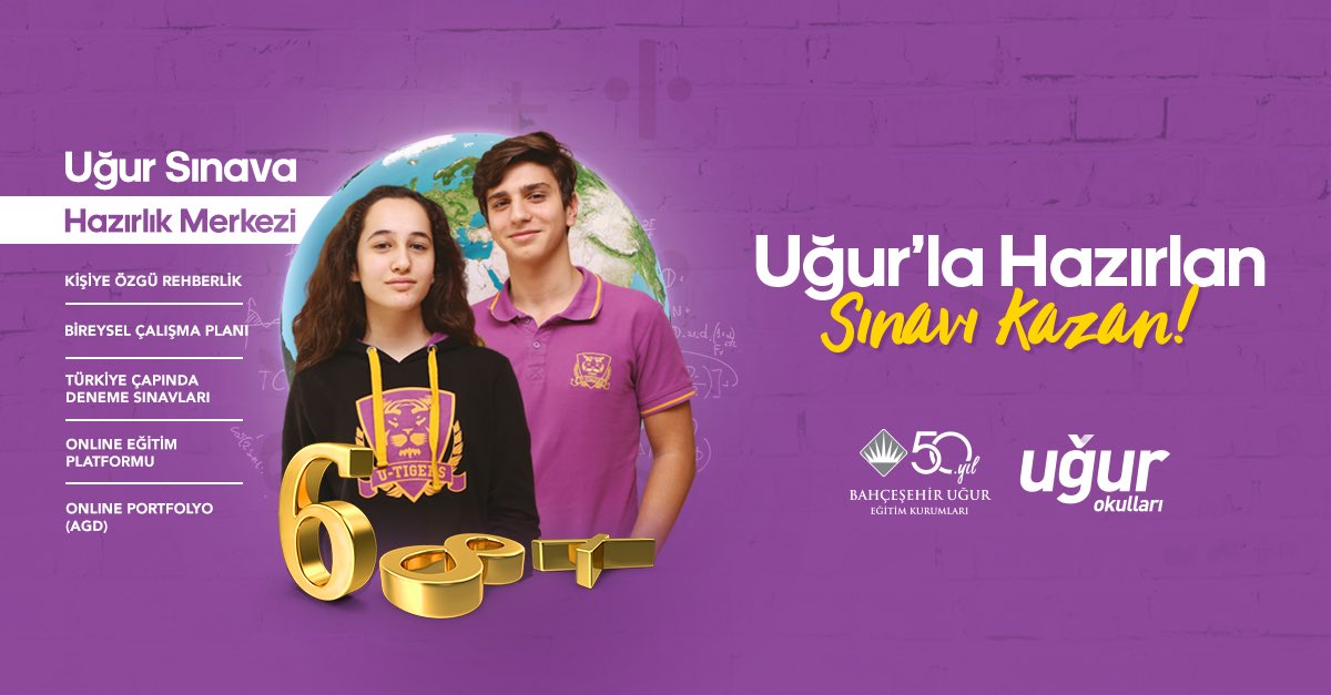 Uğur Sınava Hazırlık Merkezi ile Uğurlu öğrenciler geleceklerine bugünden yön veriyor! 🧭 

Sen de Uğur’la hazırlan, sınavı kazan! 🏆 #UğurlaKazan