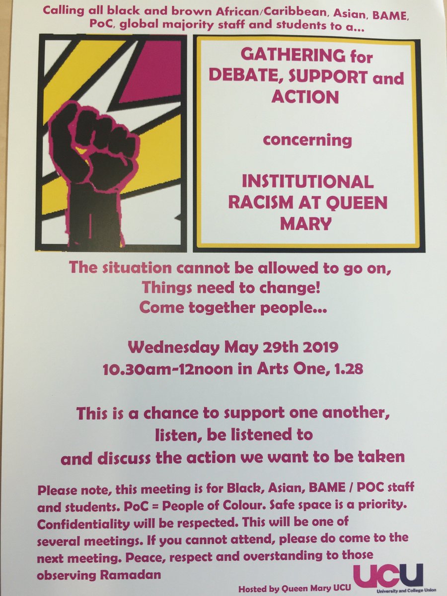 Queen Mary UCU tweet media