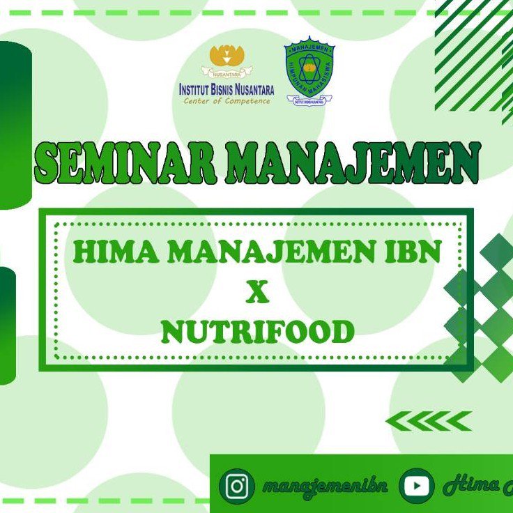 himenIBN's tweet photo. Seminar Hima Manajemen X Nutrifood 
"The new wave of marketing" https://t.co/L621RL5QWQ