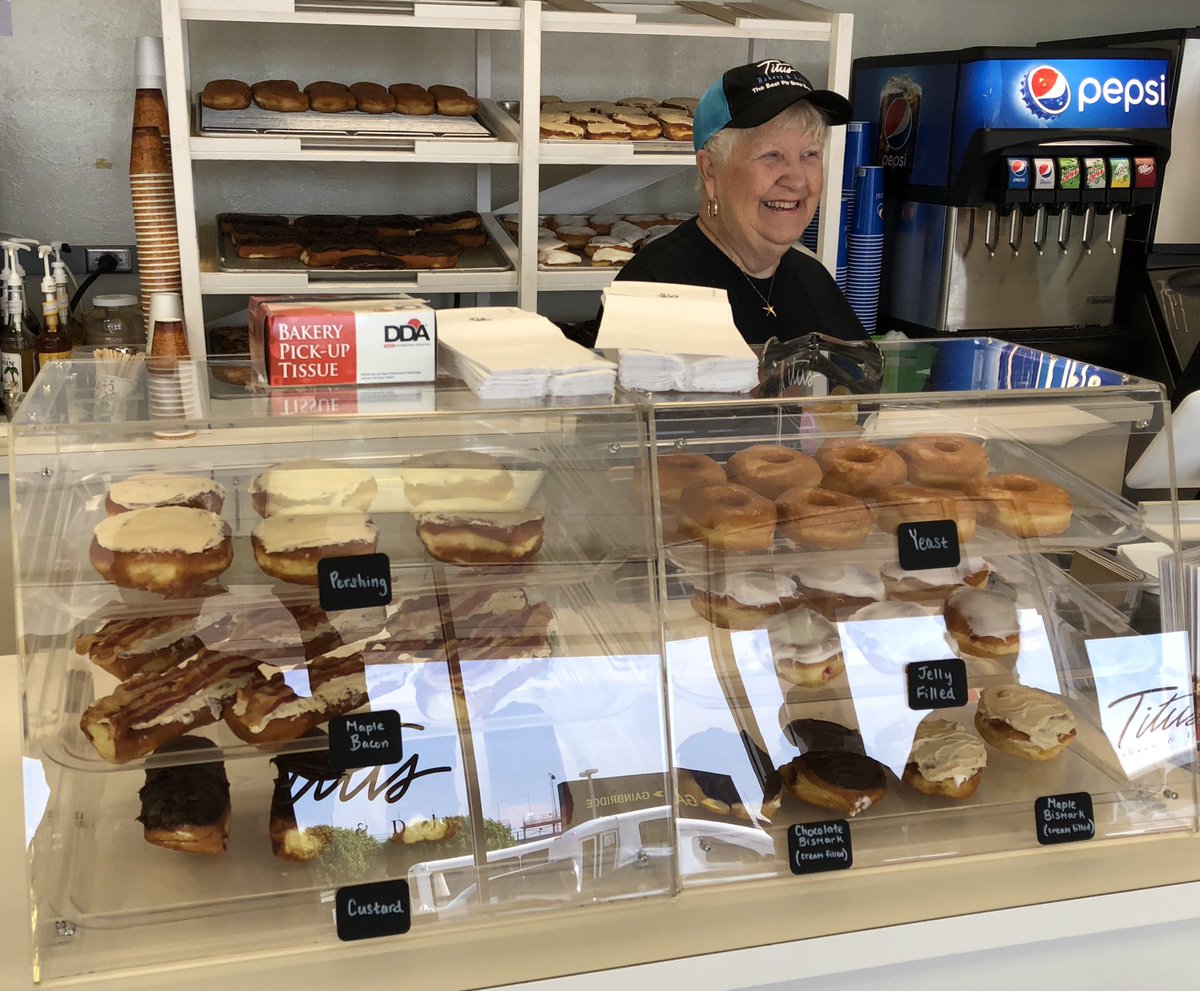 jdouglas4's tweet photo. And in REALLY important @IMS news - @titusbakery has opened a coffee/donut/sandwich shop inside the track next the the @IMSMuseum! Come on out every day in May. It is open now. Thanks Terry Rake and family for bringing more Indiana favorites to May! https://t.co/LJeDmY3rig