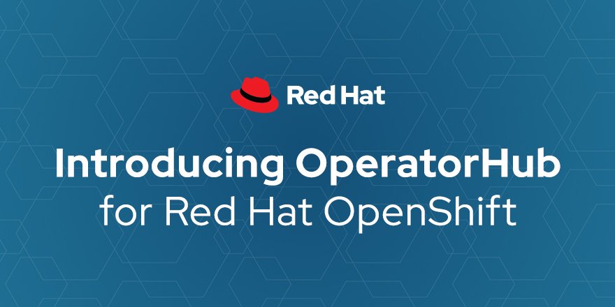 openshift's tweet image. Take advantage of more than 40 Operators (22 of which are #OpenShift Certified) available in OperatorHub embedded on #openshift4. Find out more: red.ht/2YcqcKd #RHSummit