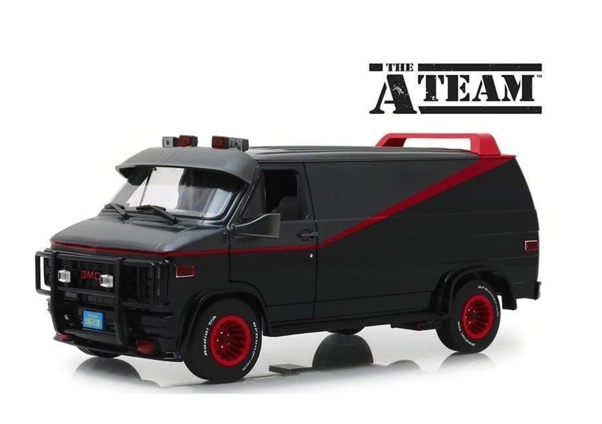 Dandyisland's tweet photo. You can Hire the "A team" better still buy the "A team" famous van @Dandyisland!
This A-Team Officially licensed diecast model scales 1:18  &amp; diecast model of the 1983 GMC #Vandura. 
Click here for more details: https://t.co/86ZbbMtO9Q

#Dandyisland #TheAteam #collectibles https://t.co/sctyvPylo0