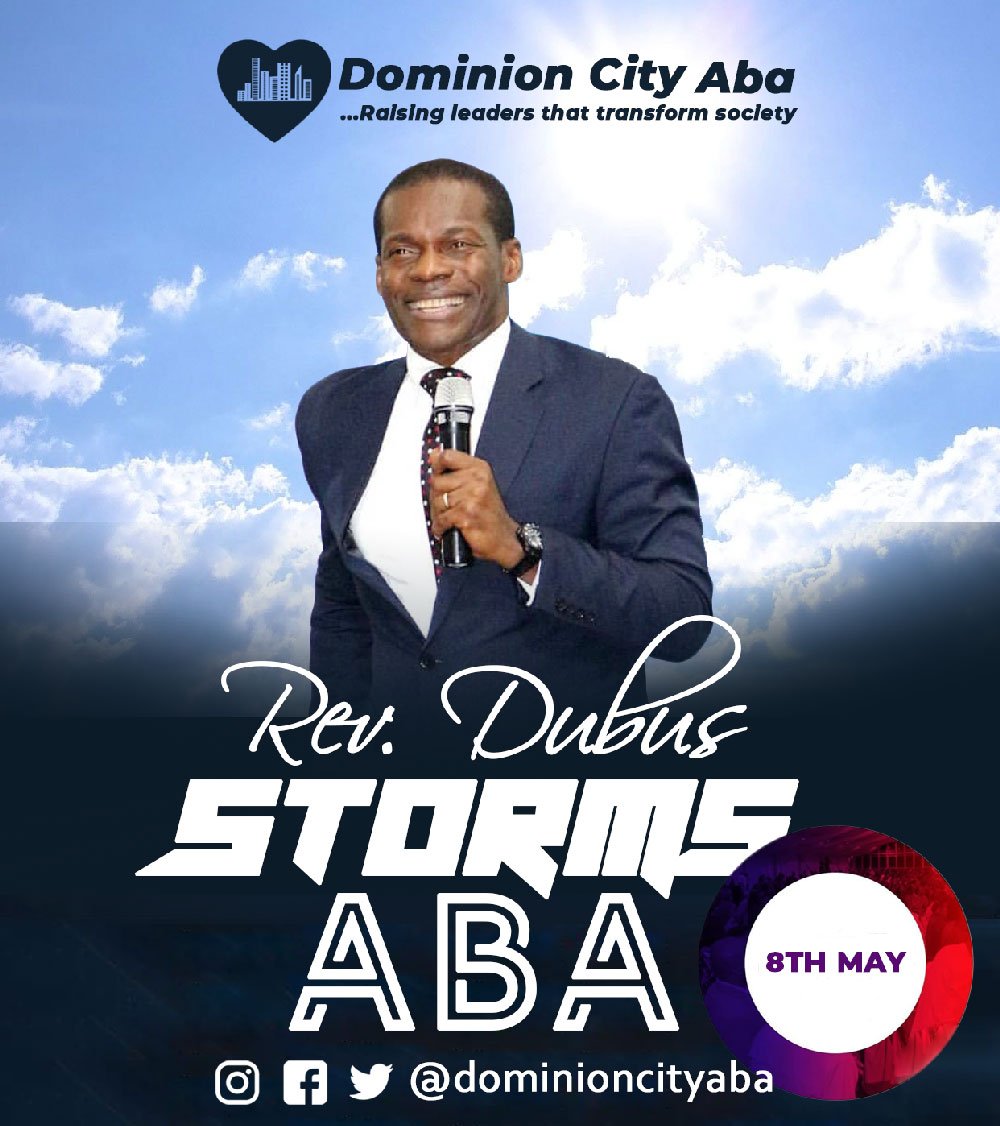 dominioncityaba's tweet photo. Rev. Dubus Achufusi Storms Aba today on a one day Prophetic Visit.
FOCUS: FAITH 4 THE NEXT LEVEL.
Venue: Dominion City Aba.
Time: 4.30pm.
Spread the word
#Dominioncity #DCAba
#PropheticVisit https://t.co/GtoUxq9DQM