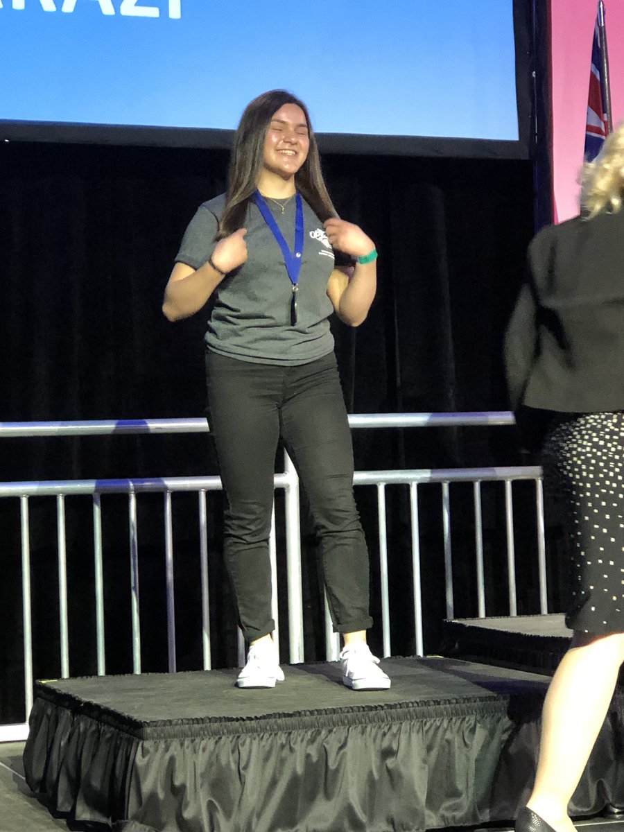 TCDSBSkills's tweet image. Congratulations to Stephanie P for winning silver in the prepared speech competition! #SkillsON2019, @TCDSB, #TeamTCDSB