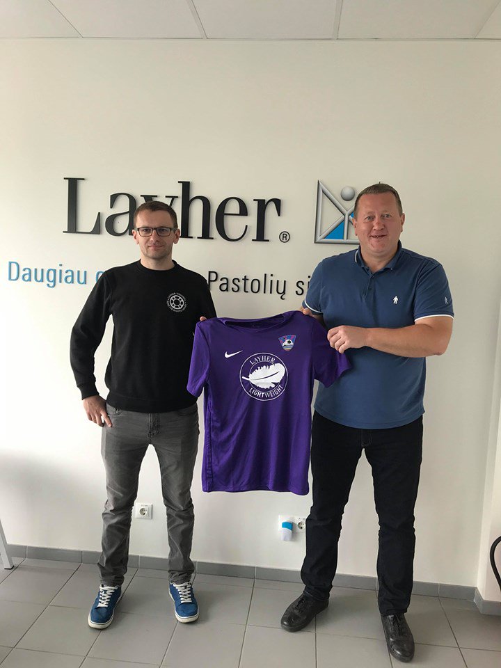 LayherBaltic's tweet photo. Supporting local FK Salininkai football club from our neighborhood in Salininkai, Lithuania. ⚽️🥅 🤸‍♂️🤸‍♀️🏆🥇
#layher #layherbaltic #salininkai #football https://t.co/nqFdnKQPp3
