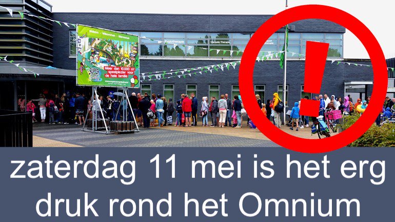 Voor iedereen die naar de Puntenwedstrijden of Randori komt een verkeerswaarschuwing voor zaterdag 11 mei.