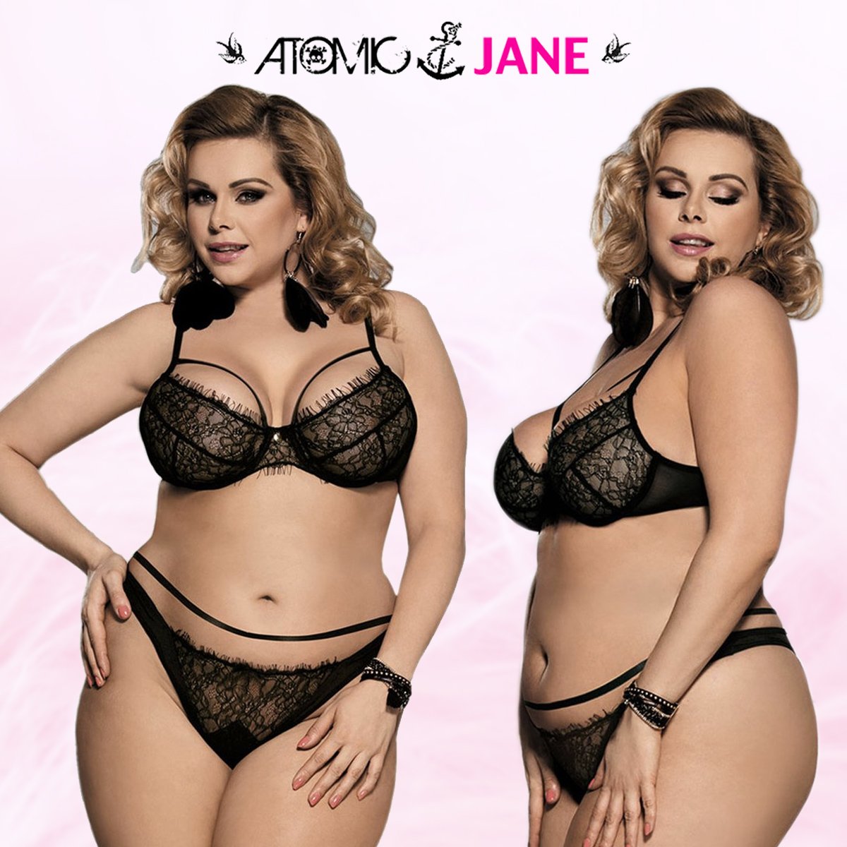Atomic_Jane1's tweet photo. 💋 #Lingerie is the maximum expression of a woman’s femininity. 💋 Take a closer look at this sexy two piece #PlusSize lace lingerie set here ➡️ https://t.co/12PYgauB3K

#AtomicJane #AtomicJaneClothing #LaceLingerie #PlusSizeLingerie https://t.co/tgBVLrSbfq