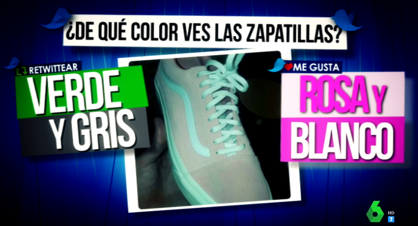 💥 TUITSONDEO #zapeando1362📊
Y tú, ¿de qué color ves las zapatillas? 👟

RT 🔁 VERDE Y BLANCO
MG ♥️ ROSA Y BLANCO