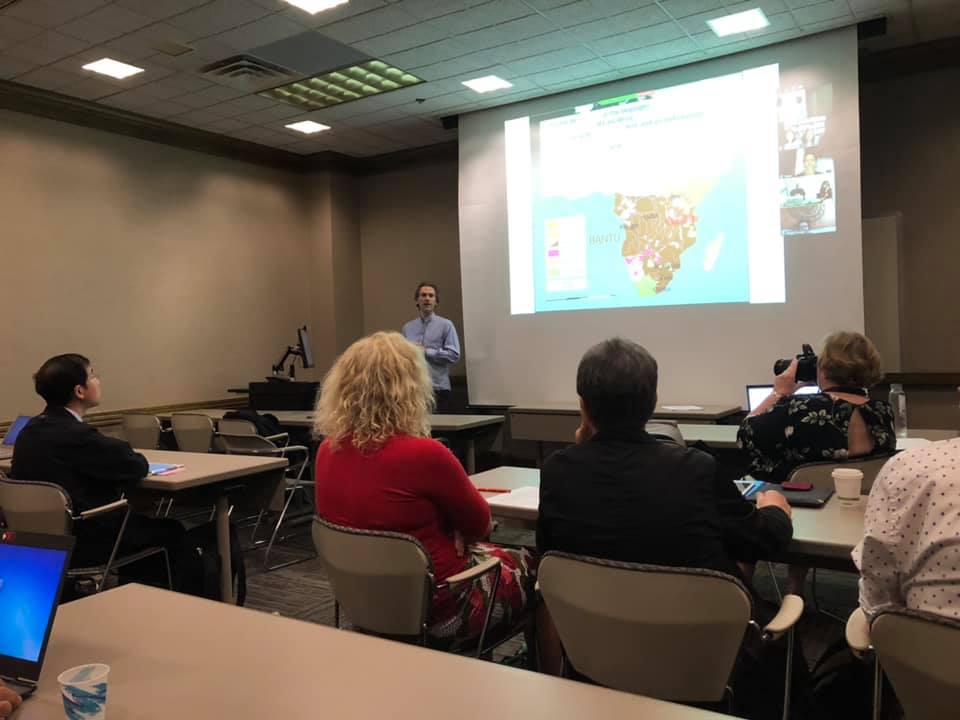 elexis_eu's tweet photo. Gilles-Maurice de Schryver kicking off the #globalex workshop on Lexicography &amp; Neologisms at #DSNA2019 - presenting Linguistics terminology &amp; neologisms in Swahili. Strong ELEXIS presence at the event.
👉 https://t.co/T0V2cjXrad https://t.co/uUxueDEInz