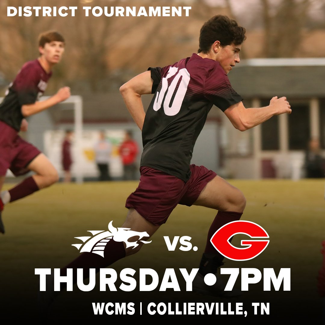 It's win or go home time. Come out and support your <a href="/chsdragonsoccer/">CHS Dragon Soccer</a> team as they host the district tournament! 
<a href="/houston_soccer/">⚽Houston Soccer</a> plays <a href="/BHS_Soccer52/">Bartlett Soccer</a> at 5PM and your Dragons look for revenge from last year vs. Germantown at 7PM. #takethebridge #winorgohome