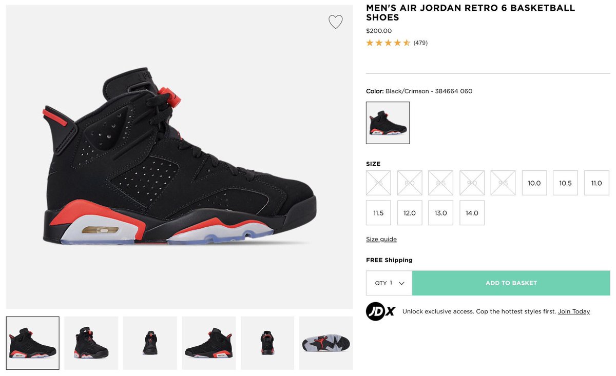 jordan 6 infrared 2019 restock