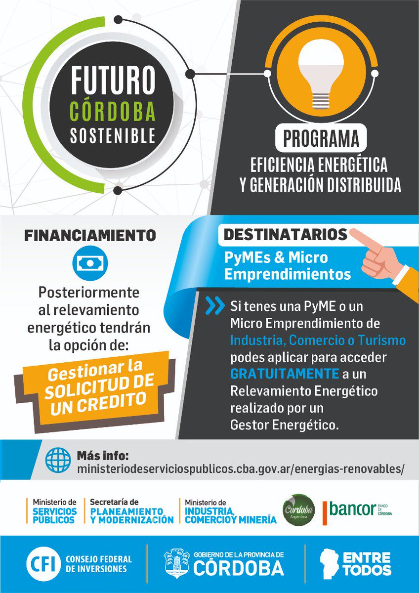 AFAMACArgentina's tweet photo. ¡#SocioAFAMAC continúan abiertas las postulaciones para el Programa de Eficiencia Energética y Generación Distribuida! Tenés tiempo hasta el 17 de mayo. Para más información ingresá a https://t.co/pqjrRegJ3r. https://t.co/CfZavz9qIO