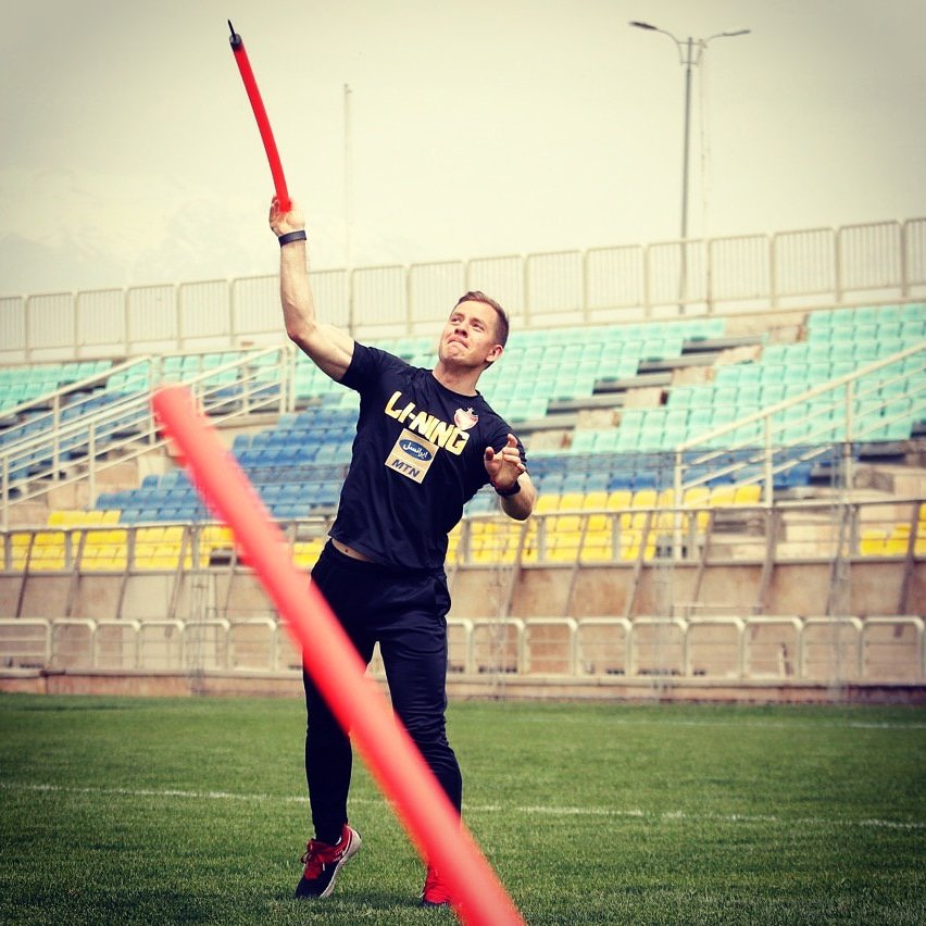 mstile7's tweet photo. Javelin throwing #janzelezny 👊💪💪👊
🔴🔴🔴🔴🔴🔴
#fcperspolis #champion #tehran #football #croatia🇭🇷 #iran🇮🇷 https://t.co/sDF4rMT45e