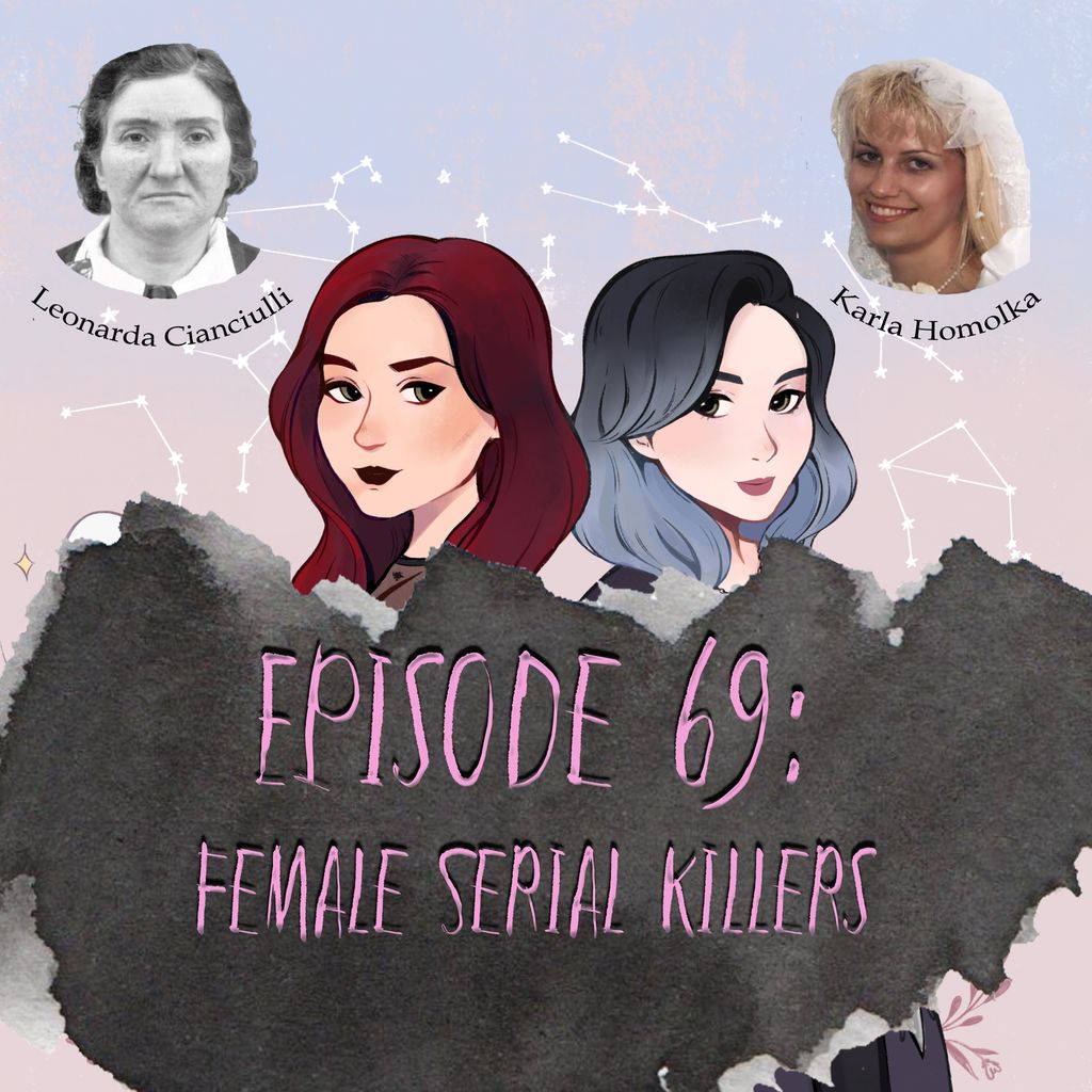 Episode 69 is available now! This week we’re talking about two terrifying #FemaleSerialKillers, Italy’s #LeonardaCianciulli and Canada’s #KarlaHomolka 🧼🍪📼🇨🇦#TrueCrime #SerialKillers #Murderly #LadyPodSquad buff.ly/2DxS7wn
