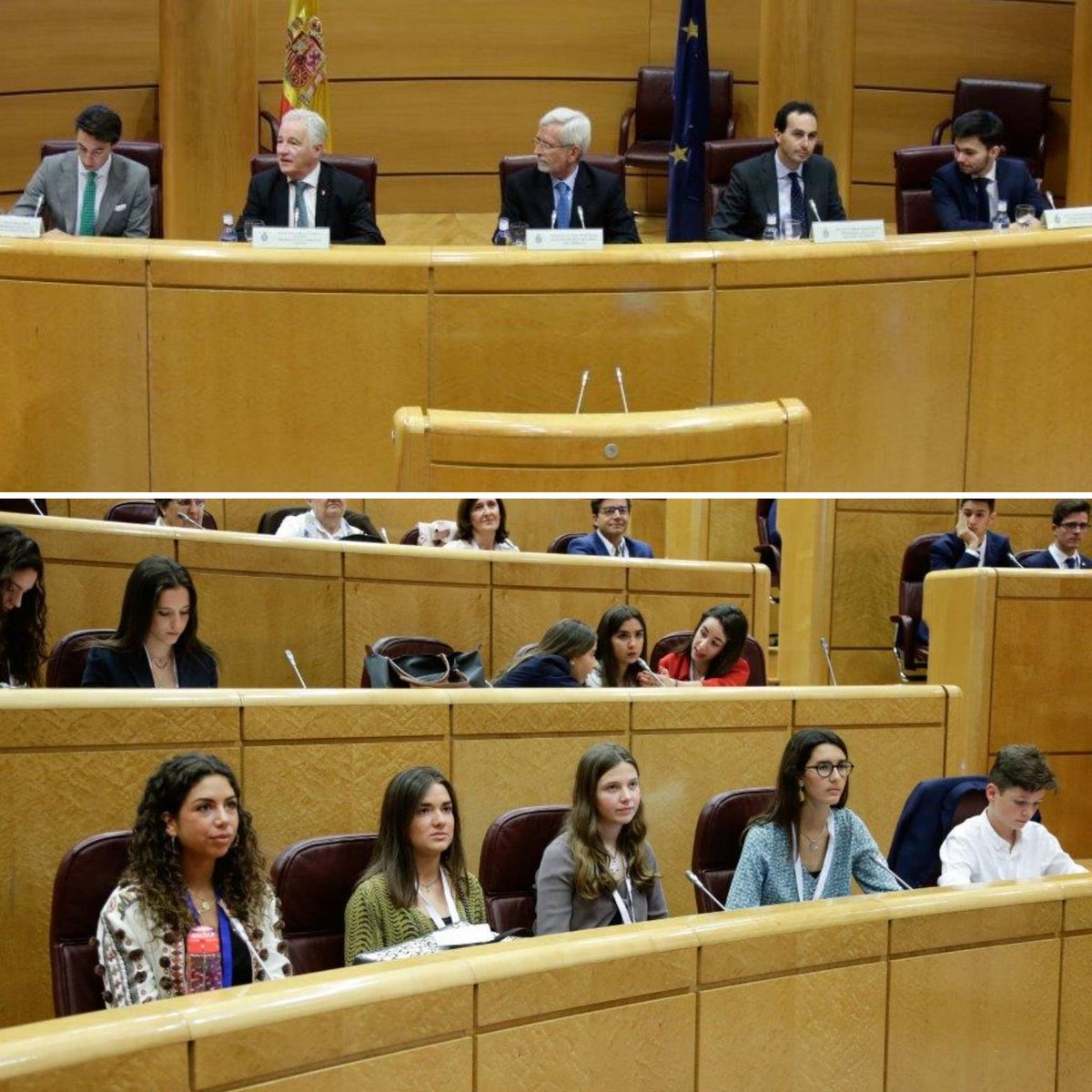 El <a href="/Senadoesp/">Senado de España</a> está acogiendo la fase final de la <a href="/LigaNacDebate/">Liga Nacional Debate Escolar</a> escolar organizada por <a href="/CanovasFundac/">Cánovas Fundación</a> 📷  ow.ly/yzMz50u3iCp