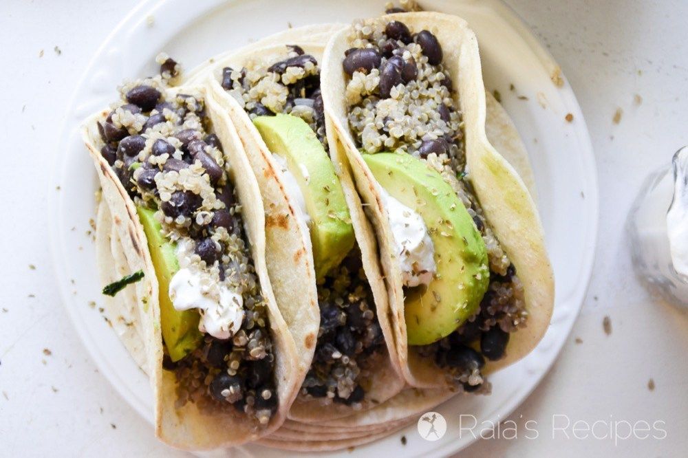 NerdyMil's tweet photo. These Quinoa and Black Bean Tacos are an easy weeknight meal! They’re naturally gluten-free and vegan, and can even be grain-free! https://t.co/focJCucAdZ https://t.co/ahDqyWVBIH