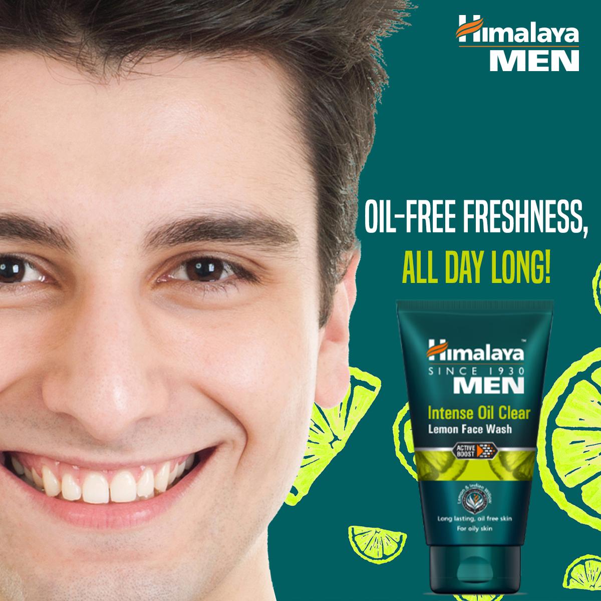 himalaya men lemon face wash