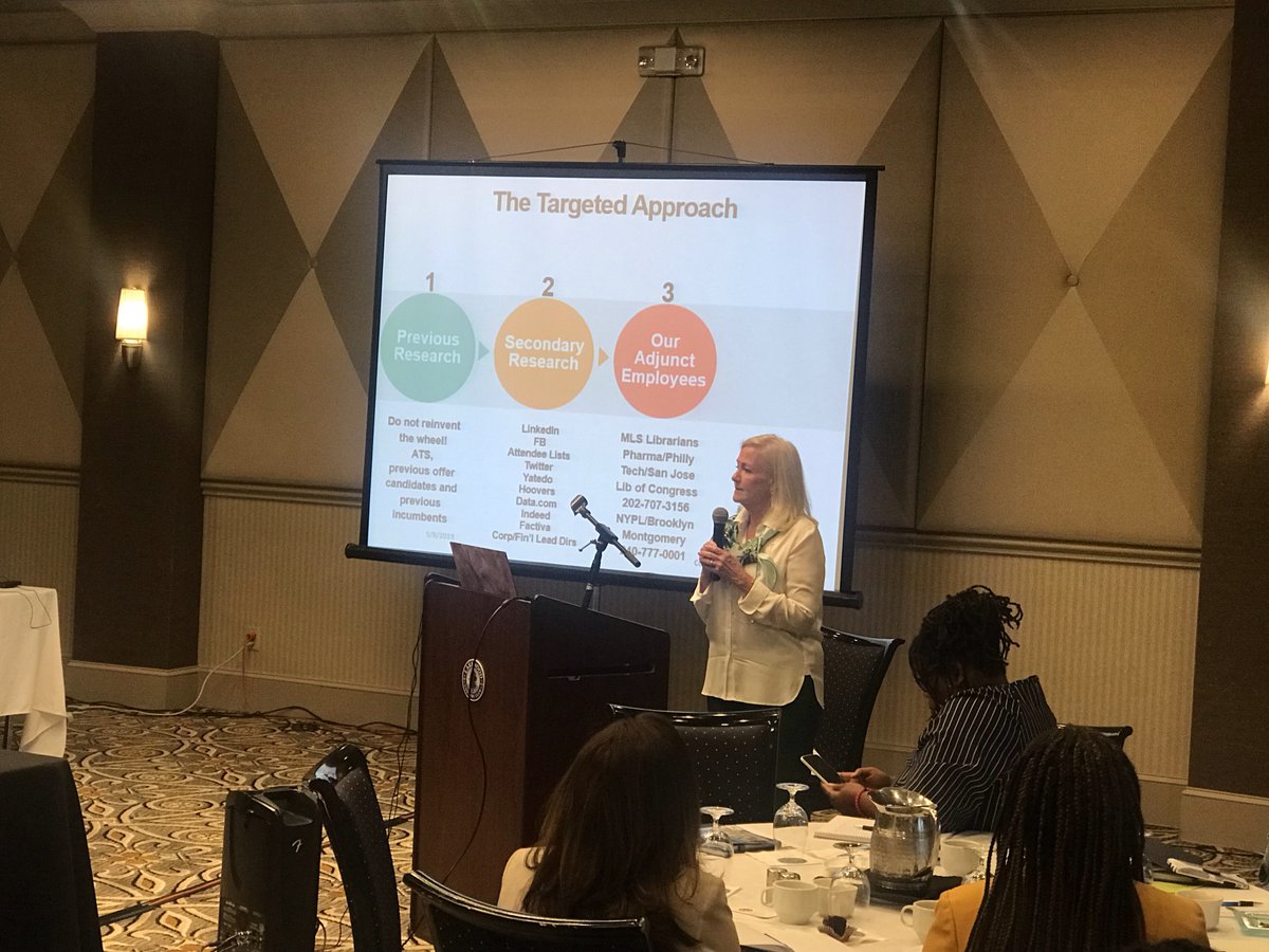 mcmdshrm's tweet image. MCSHRM Spring Professional Development in full swing with our speaker, Conni LaDouceur
CEO &amp;amp; Chief Sourcing Strategist EQC Talent Sourcing Experts.