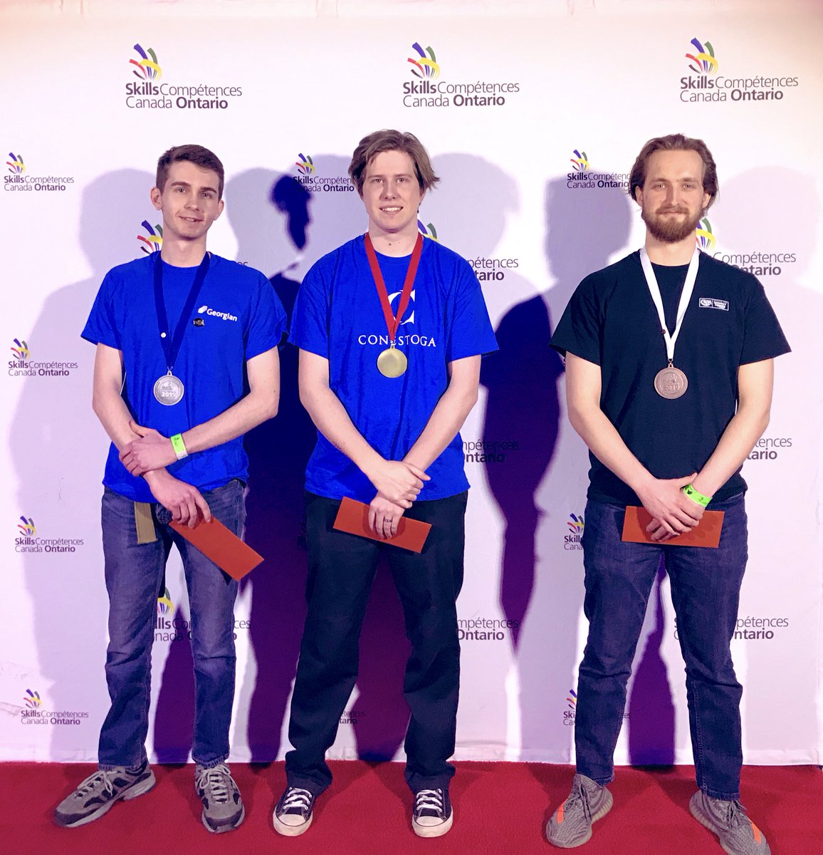 edgefactor_'s tweet photo. @skillsontario #manufacturing winners and recipients of @Kathy_GHF Gene Haas Foundation scholarships! @Haas_Automation #HTEC @Mastercam #mfg https://t.co/Sl5ufJ2bwe