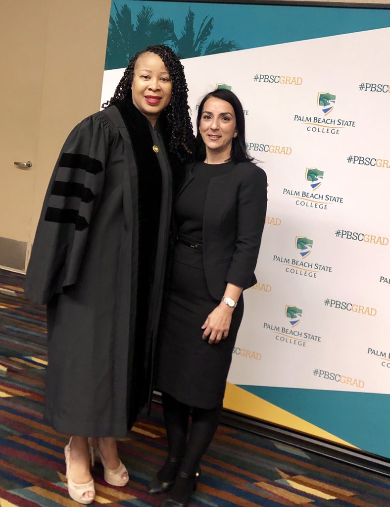 Shuhaiber5's tweet photo. Thank you Dr. Coleman-Ferrell for inspiring me & believing in me as one my first professors to become an educator! #FoundationsofEducation @PBStateCollege #TeacherApprecationWeek https://t.co/DueII8ltph