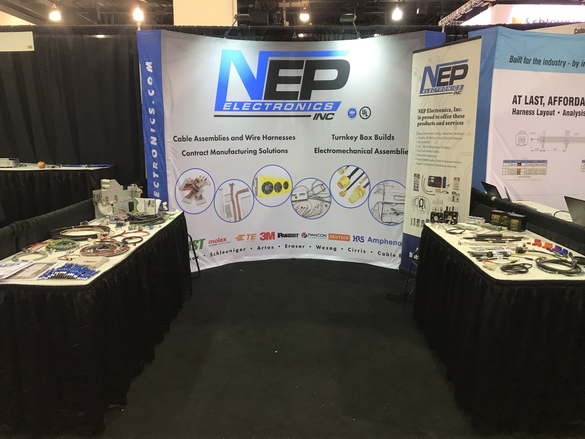 That's right we made it to! The annual #wireprocessingexpo in #milwaukee
Come visit us at booth 1953!

#nepelectronics#processing#wireprocessingtechnologyexpo #batteries #cable #assemblies #cableassemblies #assembly #wireprocessing #wires #electronic #electronics #lugs #terminal