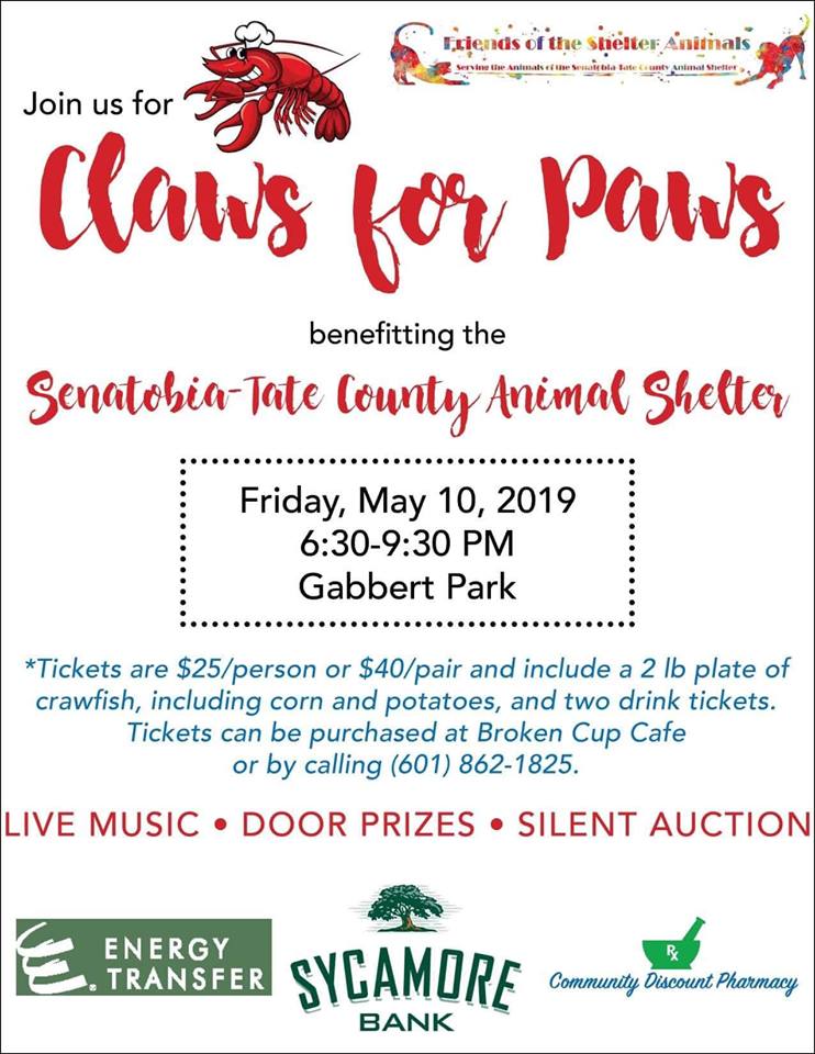 Come enjoy some good food and fun while supporting FOSA and the Senatobia-Tate County Animal. Shelterhttps://www.facebook.com/events/2233907406925588/