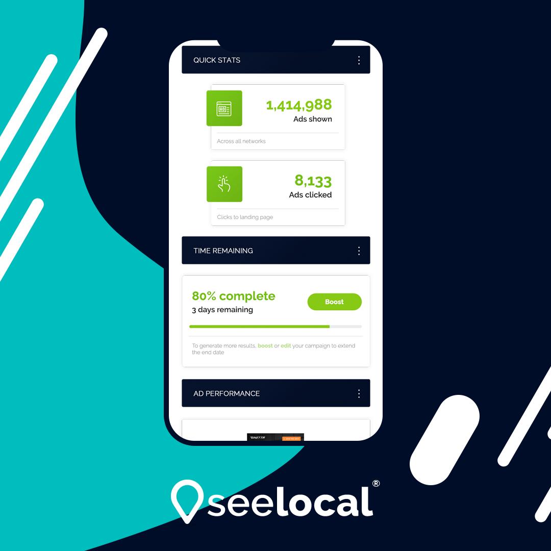 seelocal_'s tweet photo. Have you tried out our platform? It's your one-stop tool for managing your ad campaign, and seeing the great results https://t.co/l8W4A9gGR0 https://t.co/54SDn6iOOs