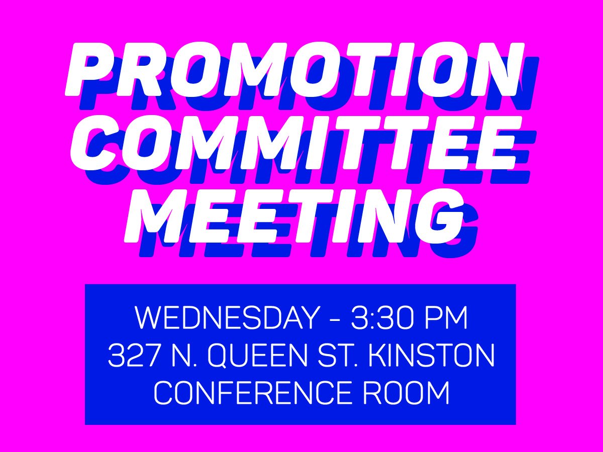Hello PRIDE volunteers – in case you didn't know, there is a Promotion Committee meeting today. If you love your town and want to put a hand into making it better, come join us!
3:30 pm - Conference Room, Kinston Enterprise Center (Pride building) - 327 North Queen Street
