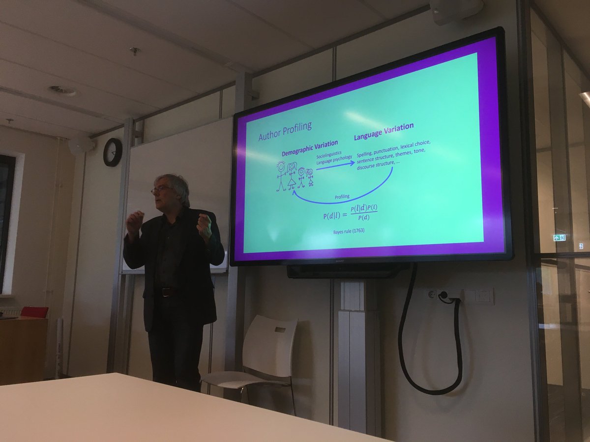 Walter Daelemans in CLS colloquium!  ru.nl/cls/news-event… #languagemachines