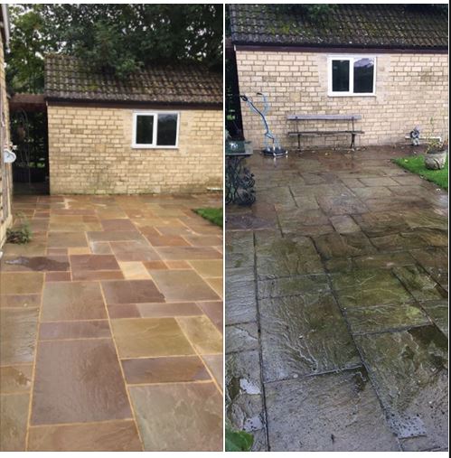 Wow, what a result! Fantastic before and after shot taken by <a href="/Premier_clean1/">Premier Clean</a>  after using their #SlipStream Pro12 from <a href="/spinaclean/">Spinaclean Ltd</a>

#beforeandafter #pavingcleaning #jetwash #pressurewasher