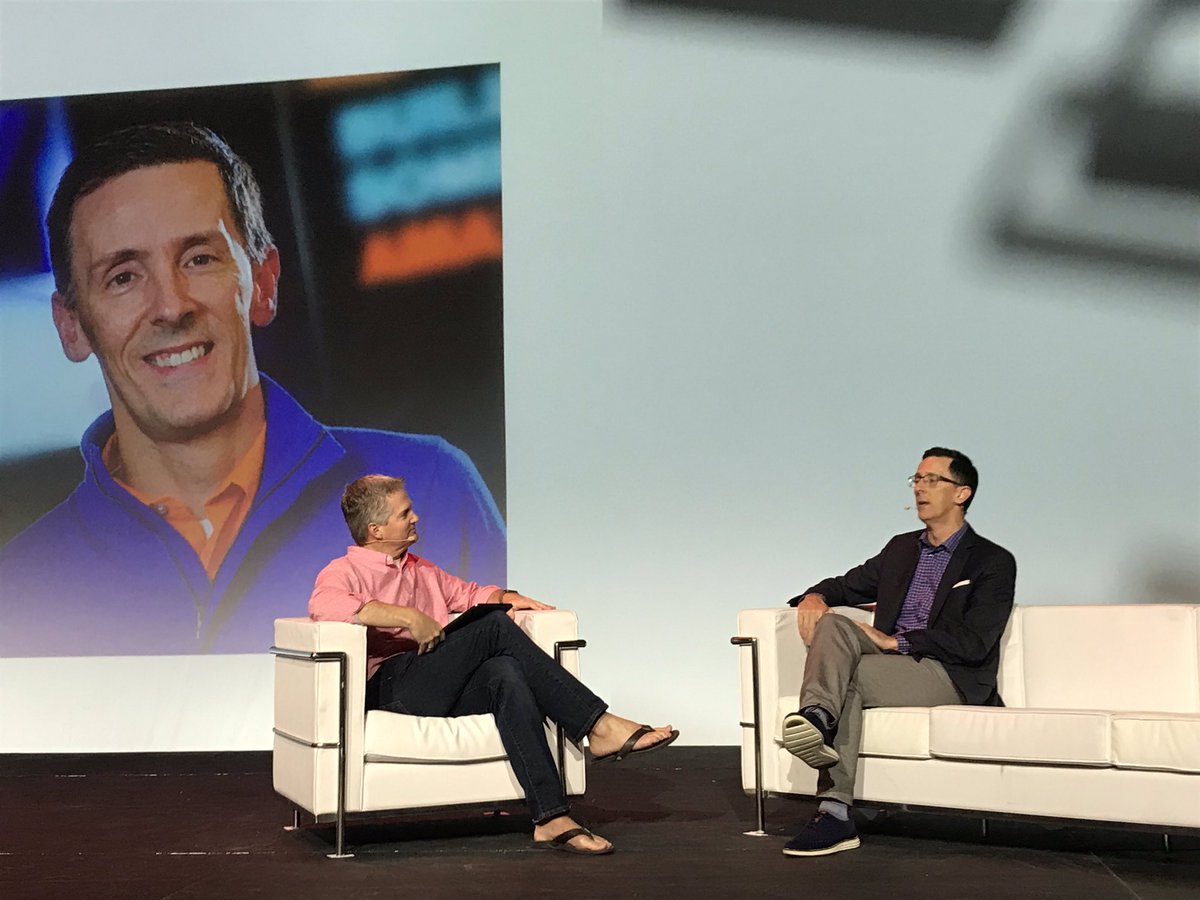 stephhartsog's tweet photo. .@workfront’s @StevenZoBell and Wayne Barringer from Boeing Creative Services head to the #2019Leap main stage today to talk about mastering modern work. https://t.co/SjdkL6H2N5
