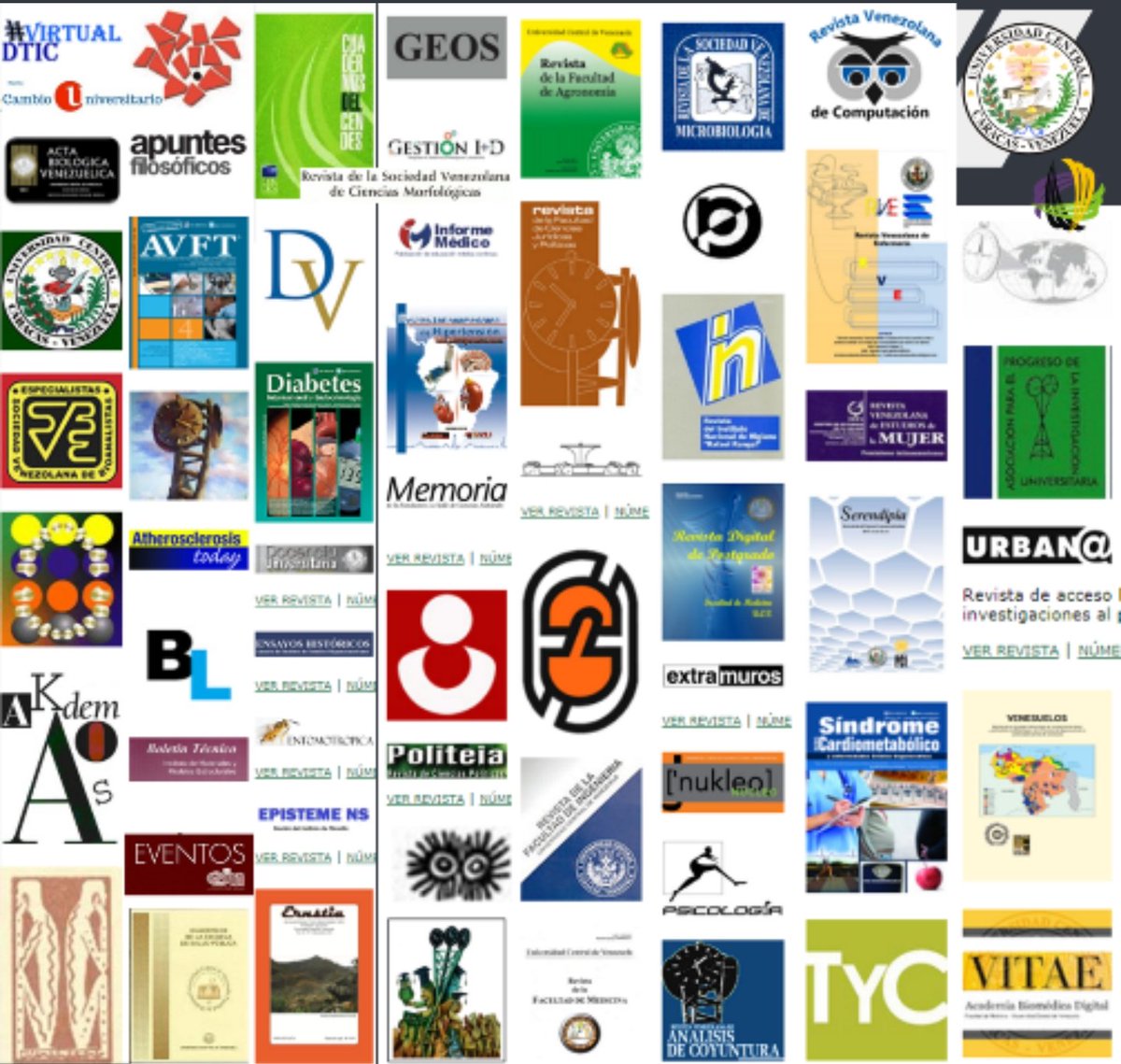 saberucv's tweet image. Buenos días. Les invitamos a consultar nuestro catálogo de 64 Revistas académicas en #accesoabierto en el Repositorio Institucional de la Universidad Central de Venezuela saber.ucv.ve/ojs/

¡Números nuevos disponibles!

#UCV #OpenJournalSystems #OpenAccess #UniVe