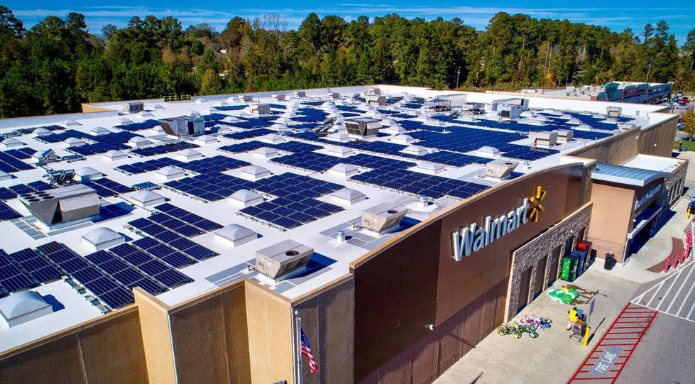 SolarIndustry's tweet image. .@Walmart inks 46 new #solar deals with @energy_c2.

“Solar is a vital component of Walmart’s expanding renewable energy portfolio,” says Mark Vanderhelm, Walmart’s energy VP. bit.ly/2VPqgSz