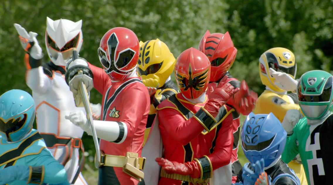 Crazy that the first scene in Megaforce, a season adapted from Goseiger sta...