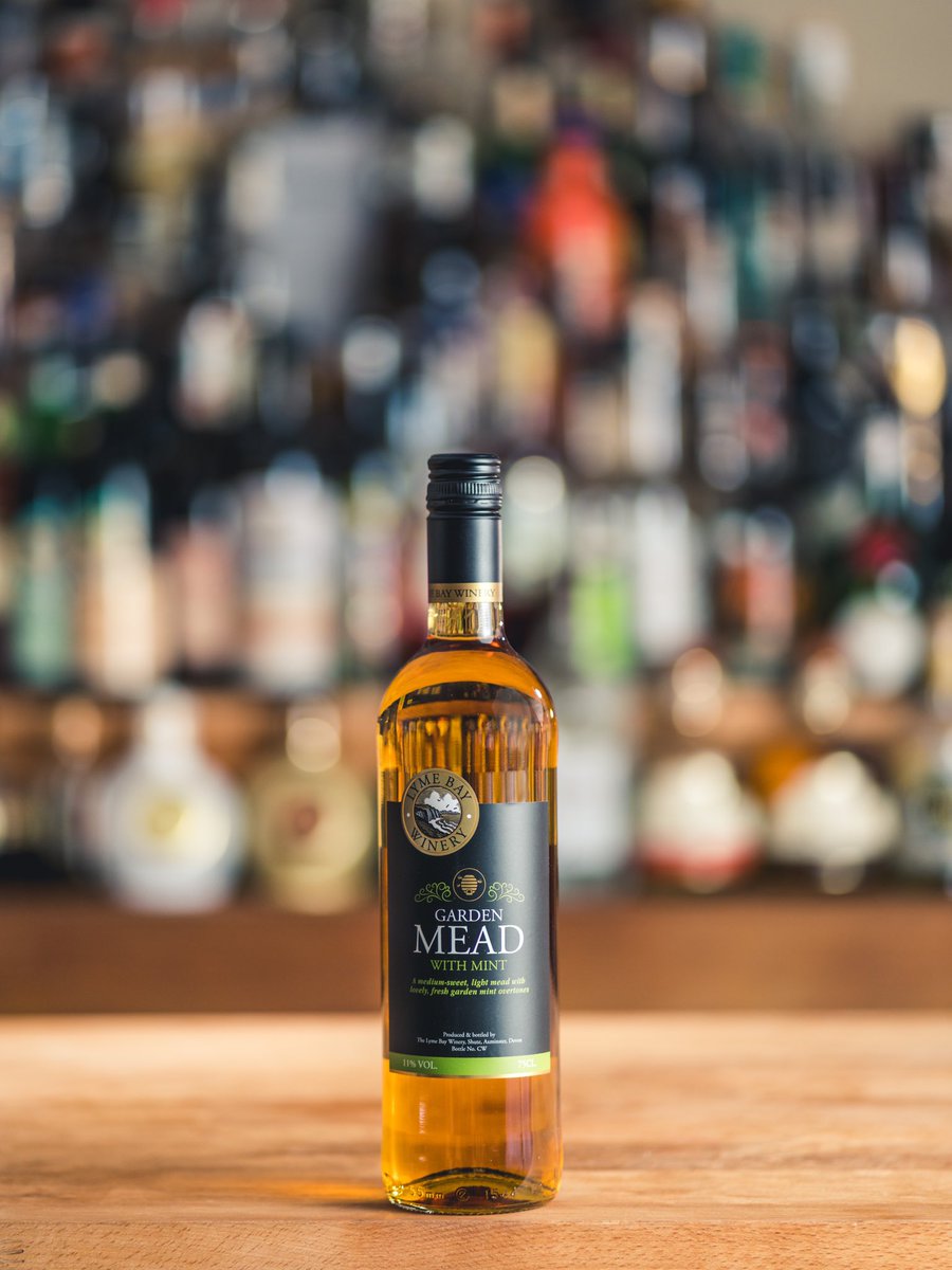 We’re back open today from 5pm! Drop buy to have a drink or pick up a bottle of mead for home. Pictures is <a href="/lymebaywinery/">simon brock</a> Garden Mead, one of our best sellers. Now available for £18.99 from the bar.