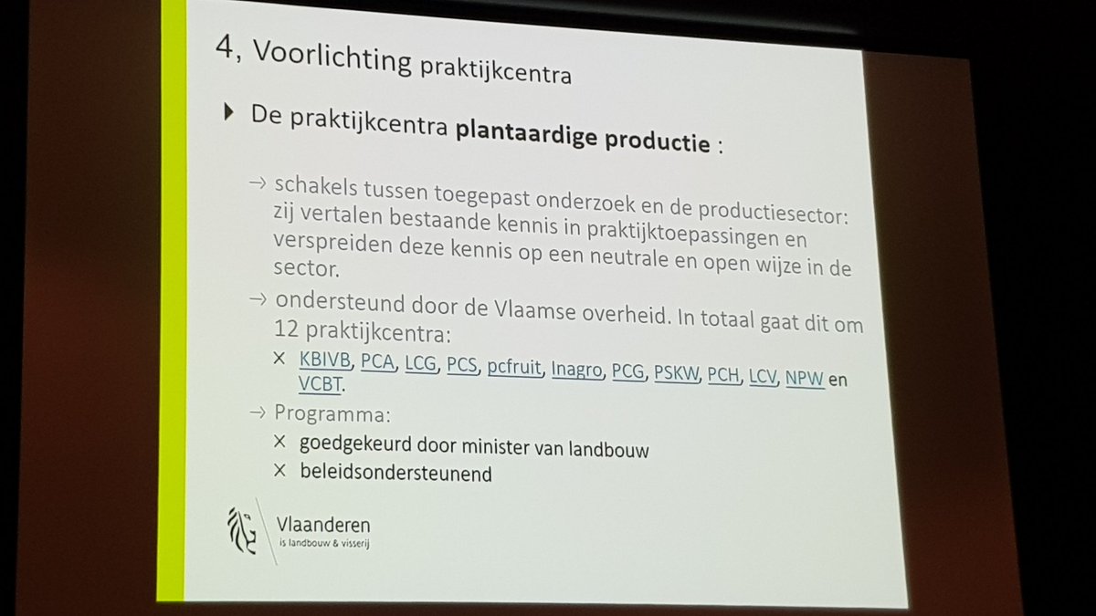 BrunoGobin's tweet photo. Belang van de Vlaamse proefcentra (@pcsierteelt @inagro #PCG #PCA #PSKW #PCH #NPW #VCBT #LCV #LCG) in de hele onderzoeksketen van academisch (@FbwUGent #kuleuven) over toegepast onderzoek @ILVOvlaanderen via teeltgericht praktijkonderzoek naar de sector
Samen @AgroFlanders https://t.co/wOEYyvtfN6