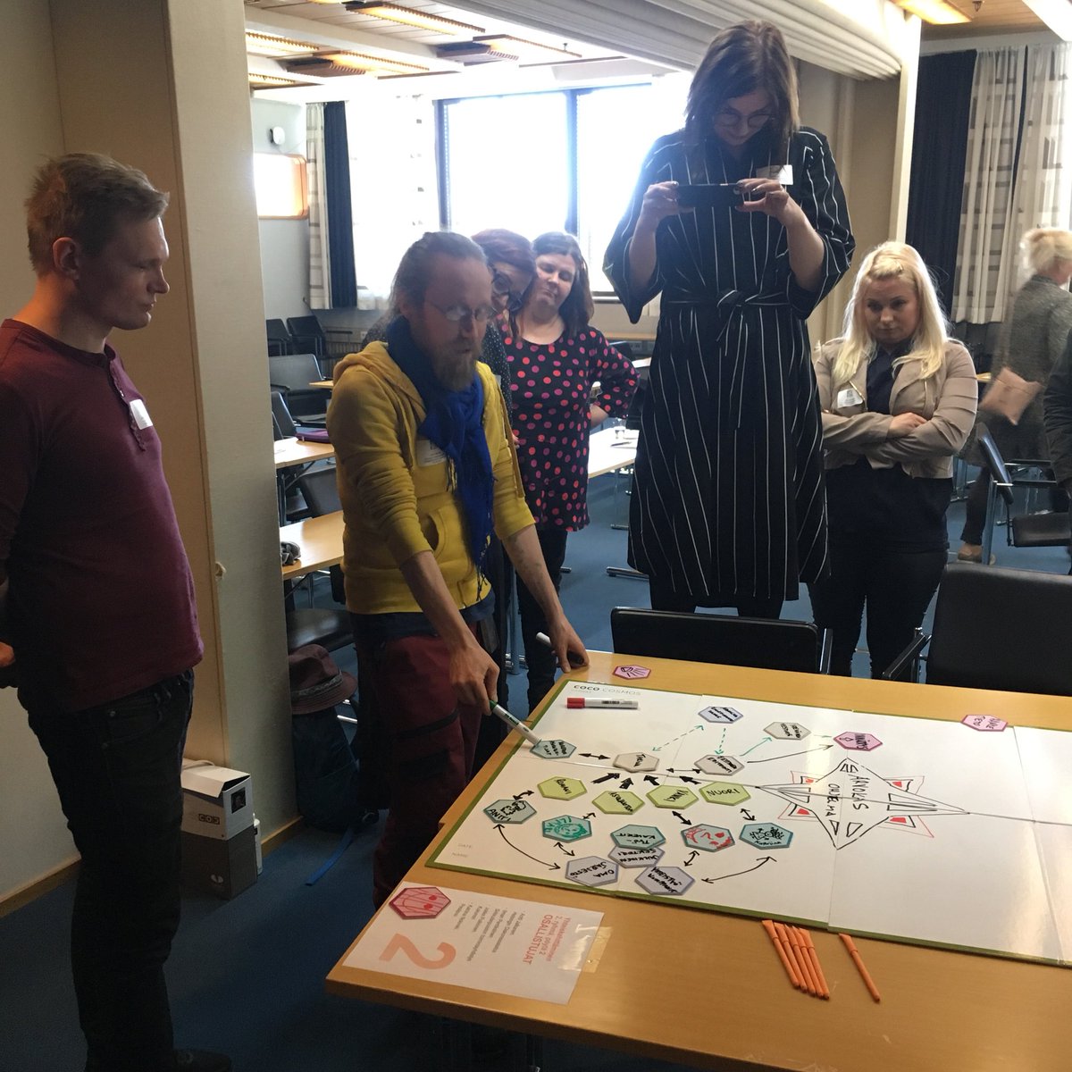 Tänään sain tehdä super-merkityksellistä työtä #arvokas ohjelmassa fasilitoimalla #cocotoolkit työkalulla. Toivottavasti osallistujatkin pitivät. Kiitos @sinaoletarvokas että sain olla mukana luomassa ihmiskeskeistä tulevaisuutta🍀 #yhteiskehittäminen #palvelumuotoilu <a href="/laureauas/">Laurea-ammattikorkeakoulu</a>