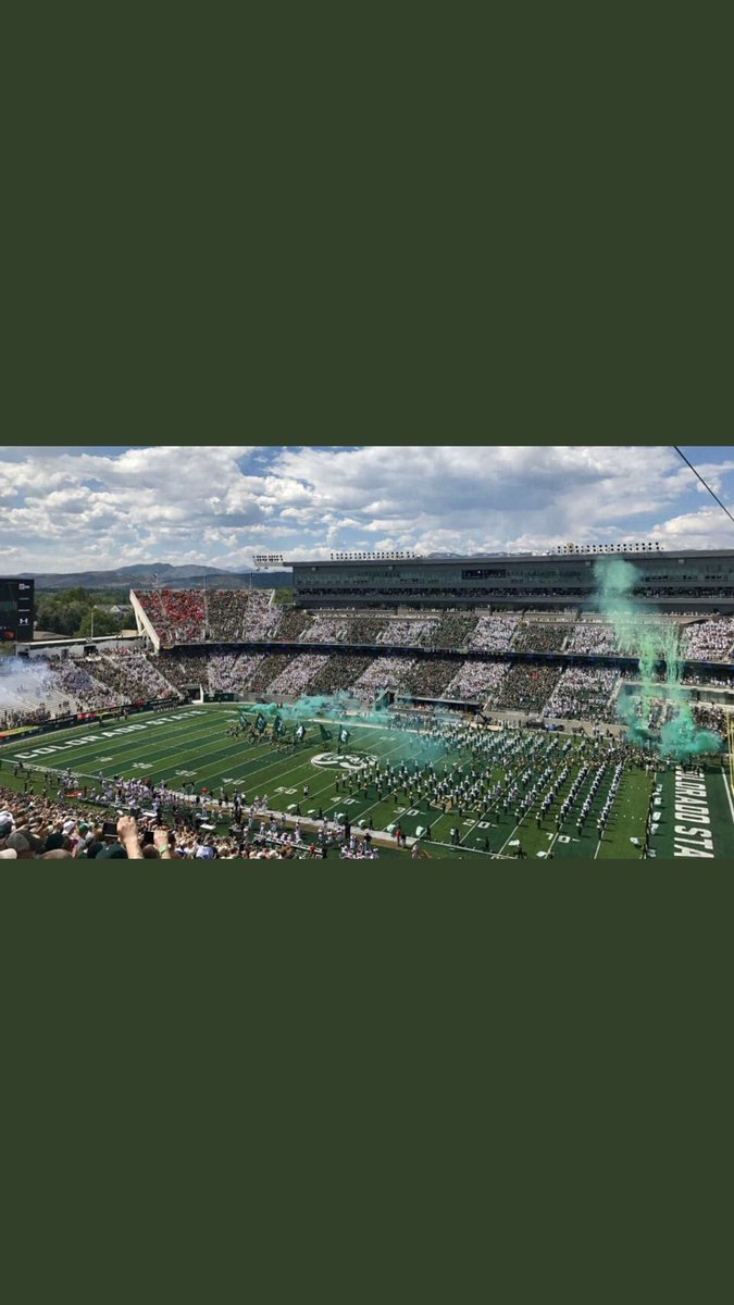 Blessed to receive an offer from the University of Colorado State