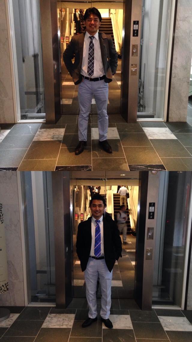 miz0521's tweet image. Find out funny picture 5years ago🤣
#frontback #twitwinsies