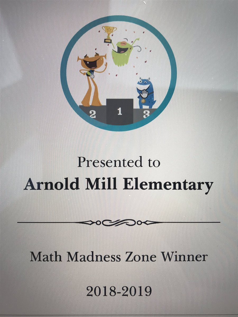 mandyirwinED's tweet photo. Congrats @ArnoldMillES1 🏀🏆River Ridge Zone Winner for #ccsdmathmadness🏆🏀 Display your plaque loud and proud!! ⭐️ #ireadyGA @CherokeeSchools @CurriculumAssoc https://t.co/RTvCWcIocj