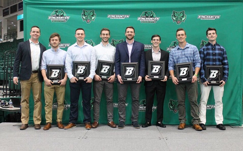 BinghamtonMLAX's tweet photo. Had a great time at the @BU_Bearcats annual athletics awards banquet Monday night! πππ
#CreateOurs https://t.co/YZaJdkh69B