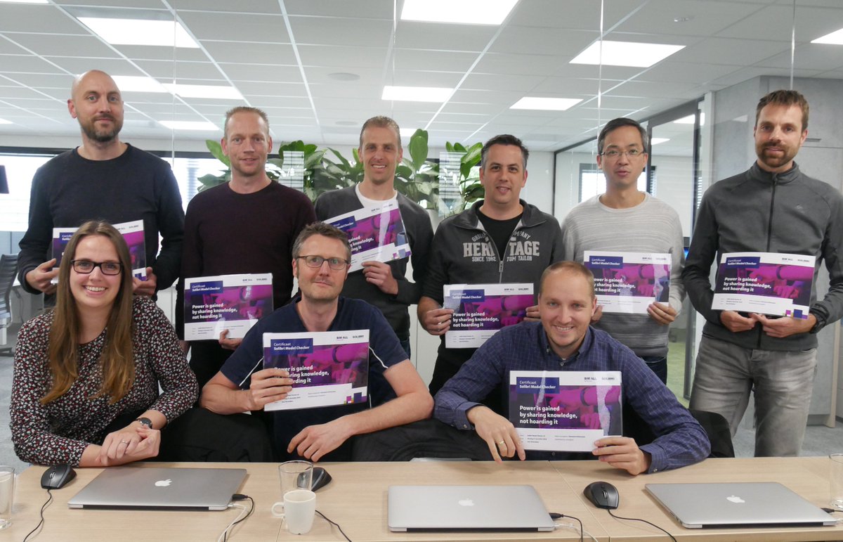 Vanmiddag is de Solibri, Inc. basistraining succesvol afgerond door 8 enthousiaste werknemers van @RHDHV_NL . Na afloop ontvangt elke deelnemer een certificaat van deelname. 
 
BIM-Trainingen - KUBUS