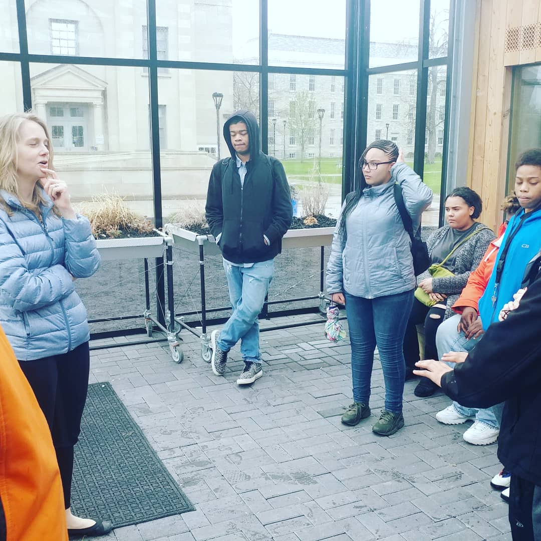 Ptech_Buffalo's tweet photo. Thank you for UB for the visit to the @UBCommunity Sustainability Office, the Chilled Water Plant, and the UB GROW Home. Our South Park P-TECH BESOLAR students had a great time! @cte_buffalo @uATb_bot @PTECHNETWORK #ubgrowhome #universityatbuffalo #ptech #sustainability #buffalo https://t.co/QKOCCUi9HO