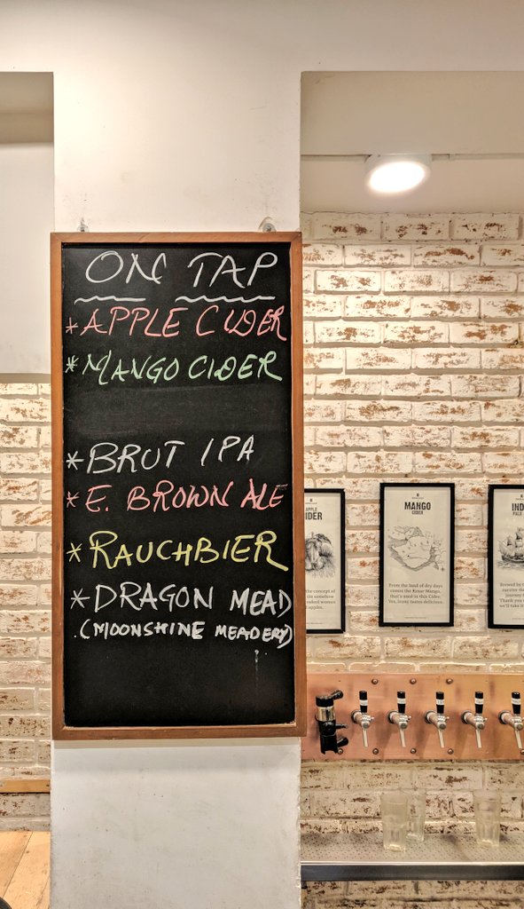 GauravSaha's tweet photo. Mango Cider louvers take note its back on tap

#godoolally https://t.co/T5dRUw2E5X